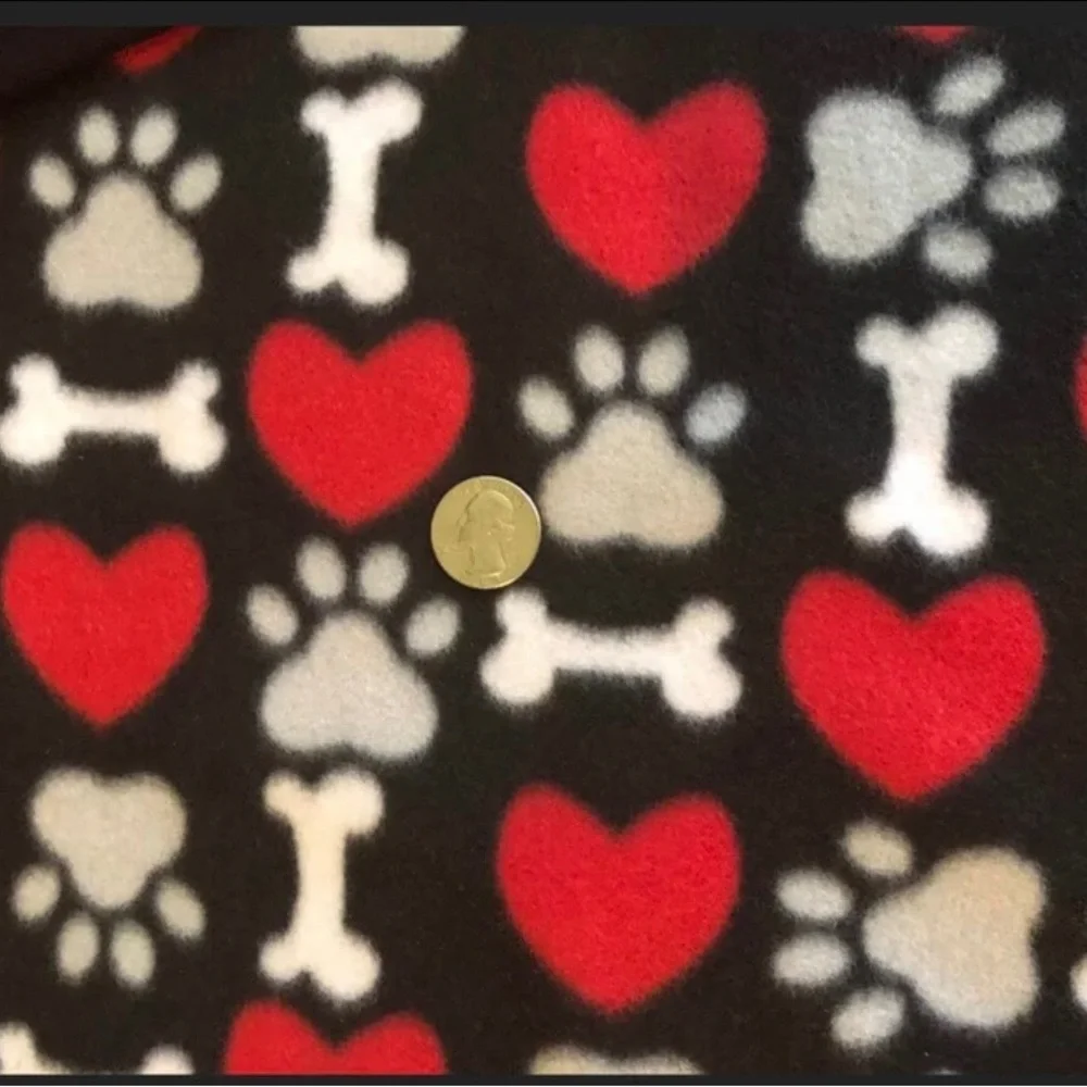 Dog Double Reversible Fleece Blanket 30”x34”